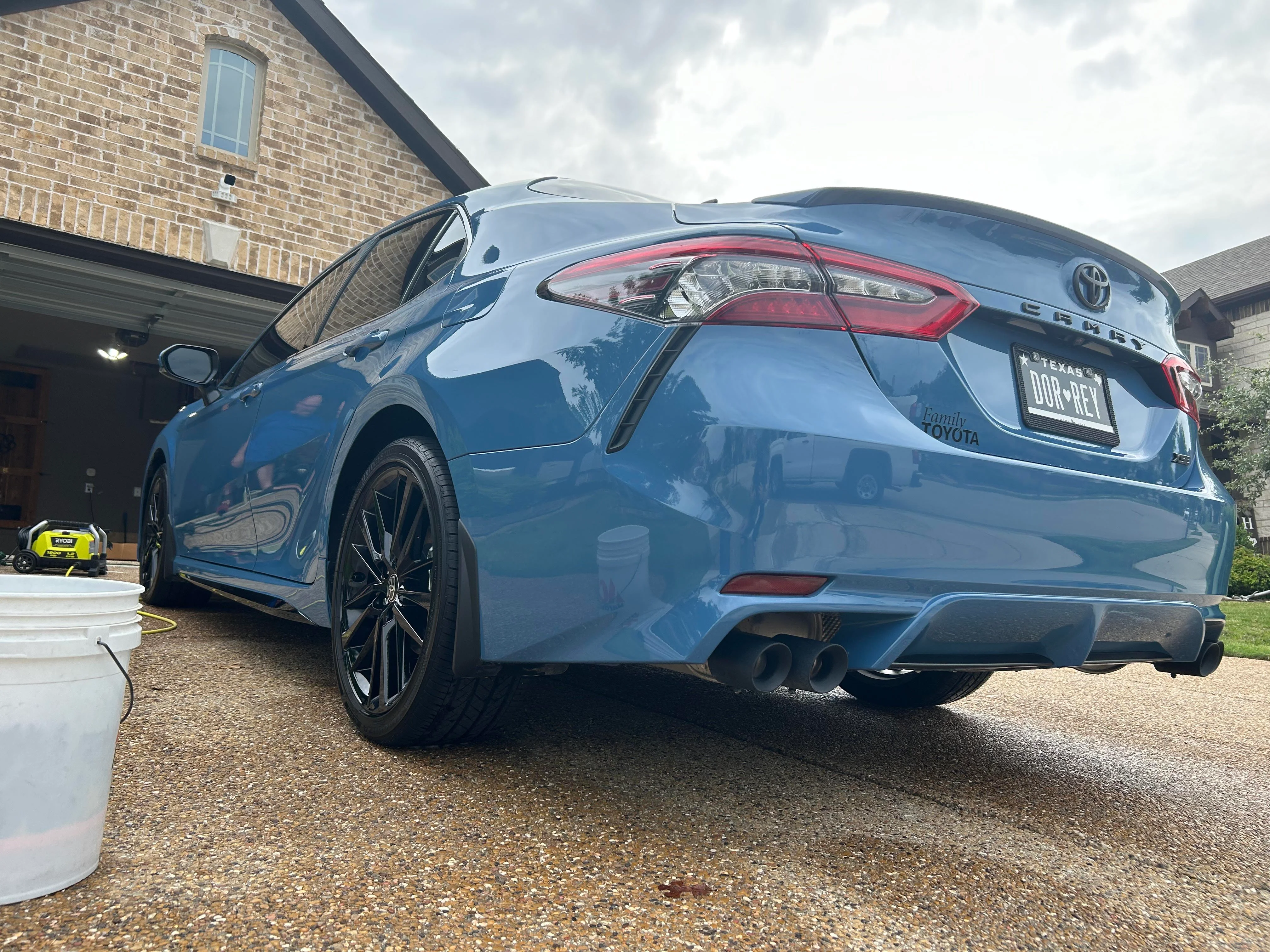 Blue car in Frisco